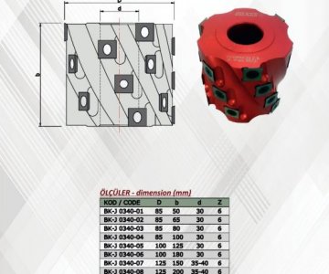 Temizleme Bıçakları BK-J 0340